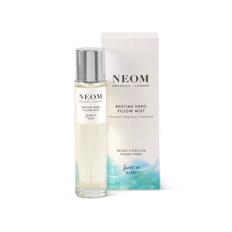 neom pillow spray bedtime hero