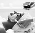 Applying mask during facial