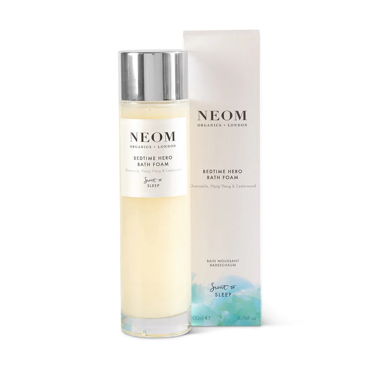 neom bath foam sleep