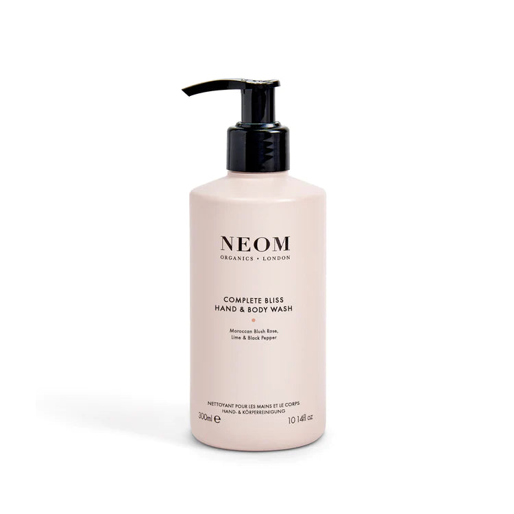 neom hand and body wash complete bliss scent